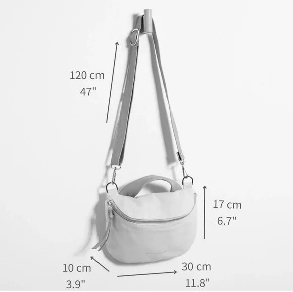 Daniella Lehavi Iconic Mia Crossbody Genuine Leather Bag - Picture 4 of 14